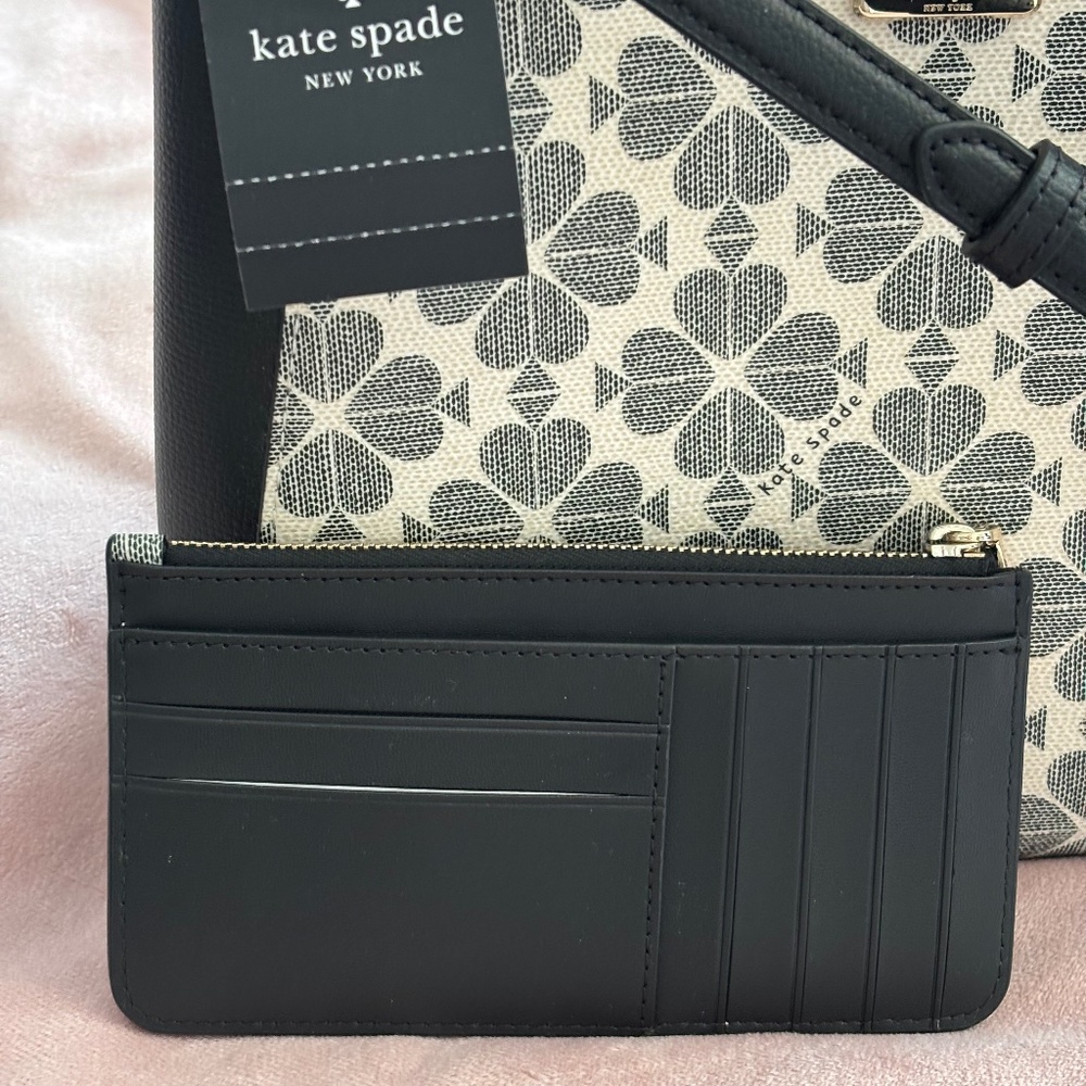NWT Kate Spade - Spade Flower PV purse INCLUDING matching slim wallet NWT - Picture 16 of 16